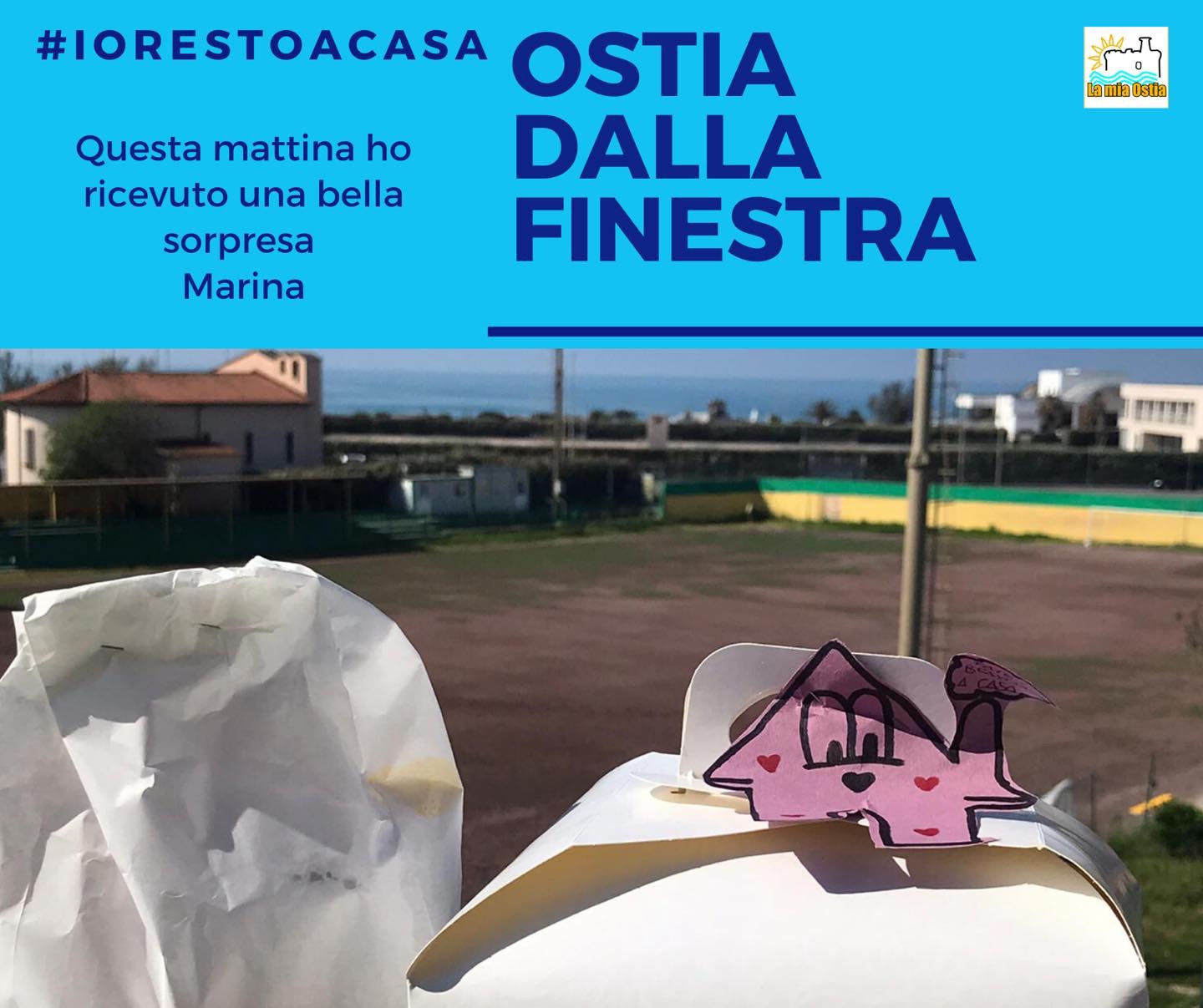 Ostia dalla finestra: mese di aprile